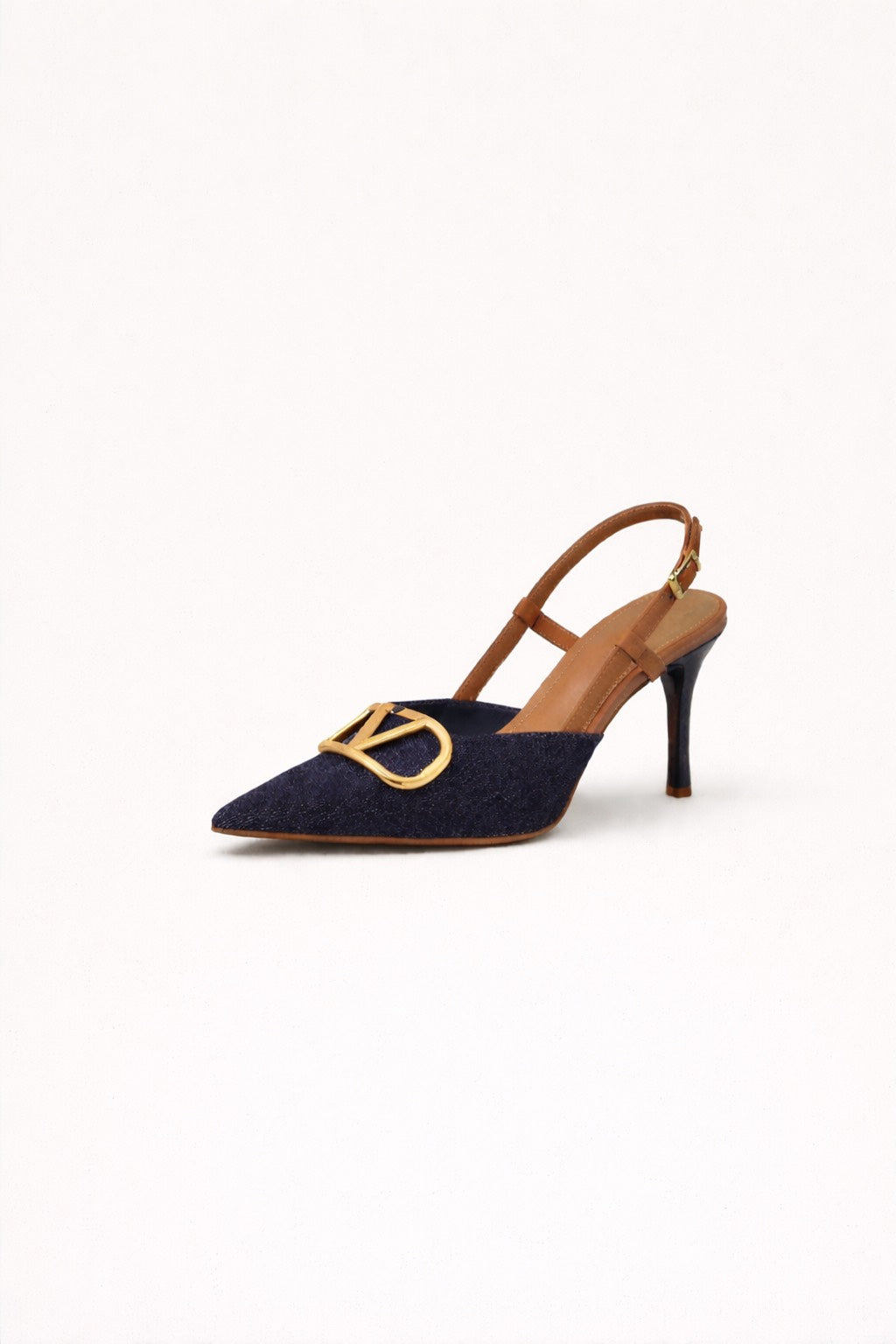 Viviane Denim Heels