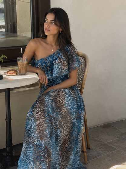 Celine Chiffon Maxi Dress
