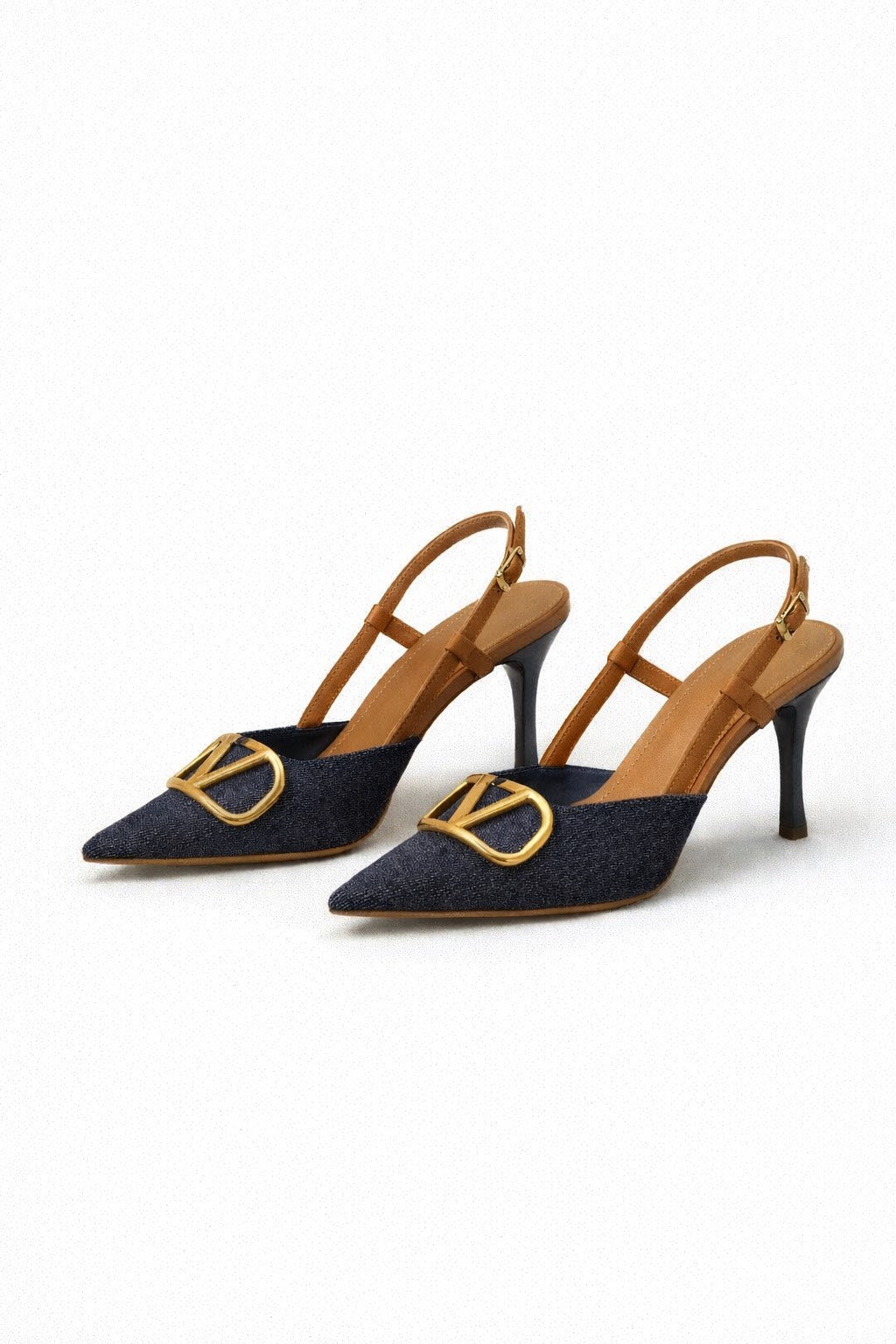 Viviane Denim Heels