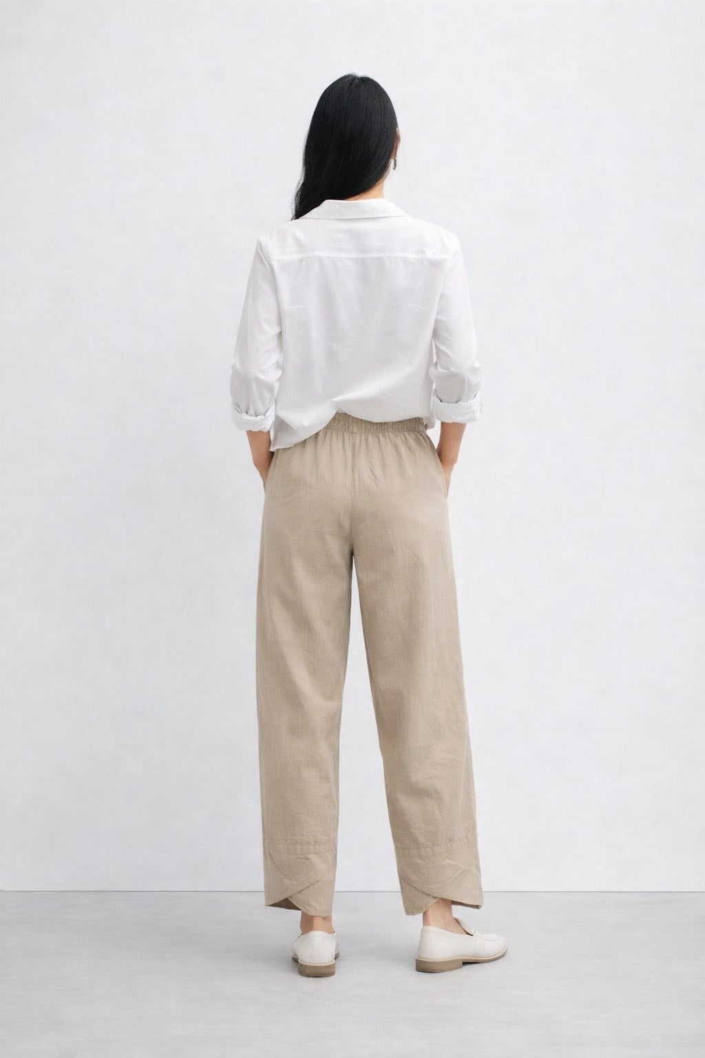 Alba Cotton-Blend Trousers