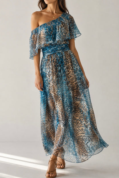 Celine Chiffon Maxi Dress