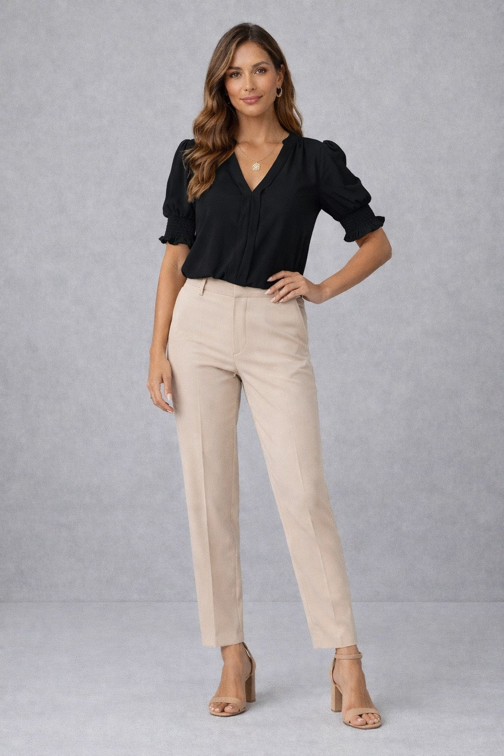 Camille Puff Blouse