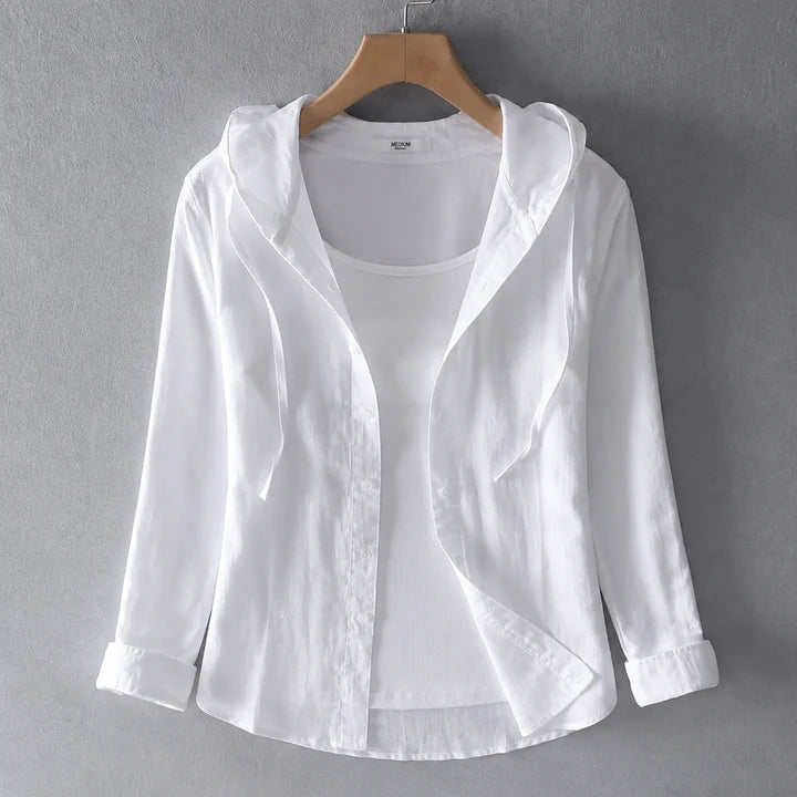 Camille Linen Hoodie
