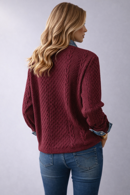 Amelie Denim Knit