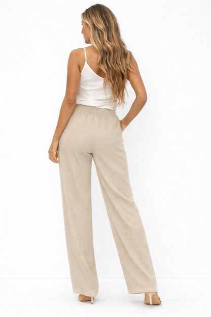 Capri Linen Pants