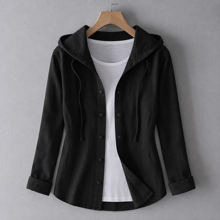 Camille Linen Hoodie