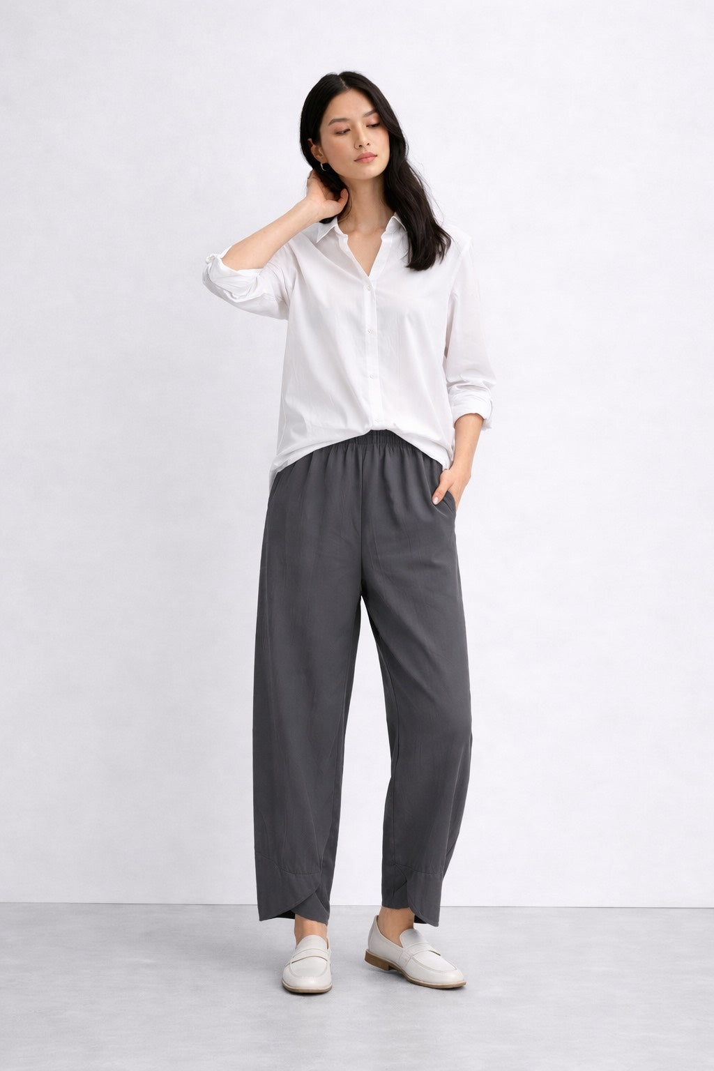 Alba Cotton-Blend Trousers