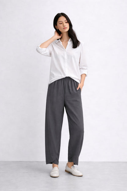 Alba Cotton-Blend Trousers