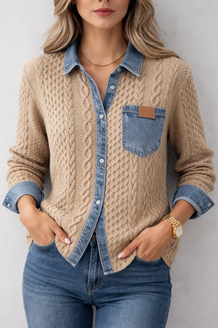 Amelie Denim Knit