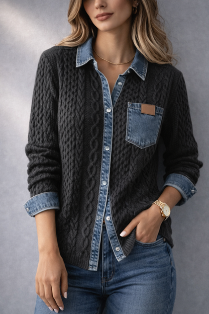 Amelie Denim Knit