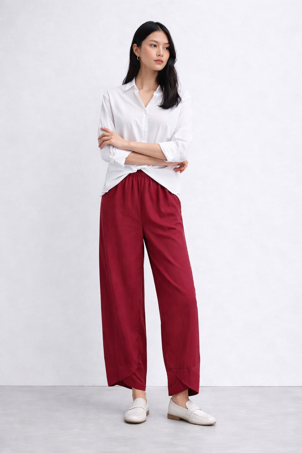 Alba Cotton-Blend Trousers