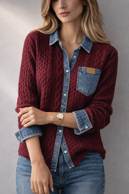 Amelie Denim Knit