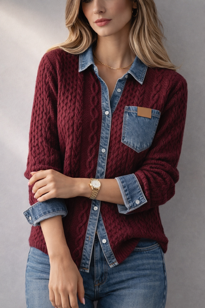 Amelie Denim Knit