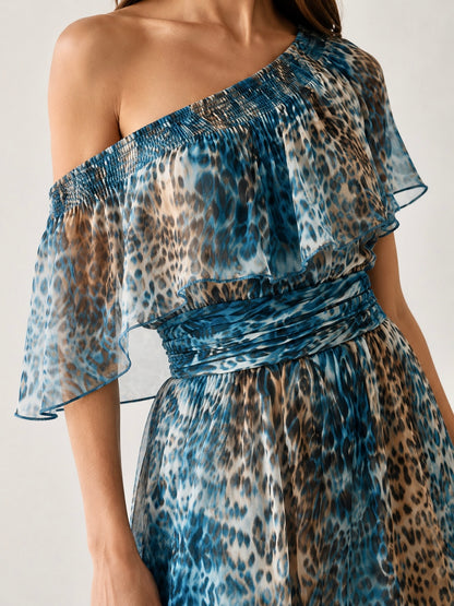 Celine Chiffon Maxi Dress