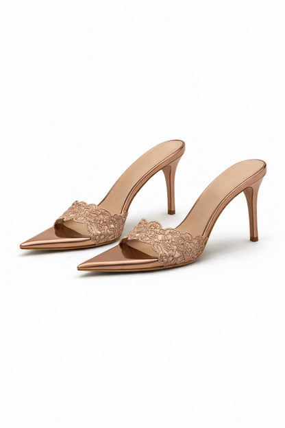 Vittoria Chantilly Heels
