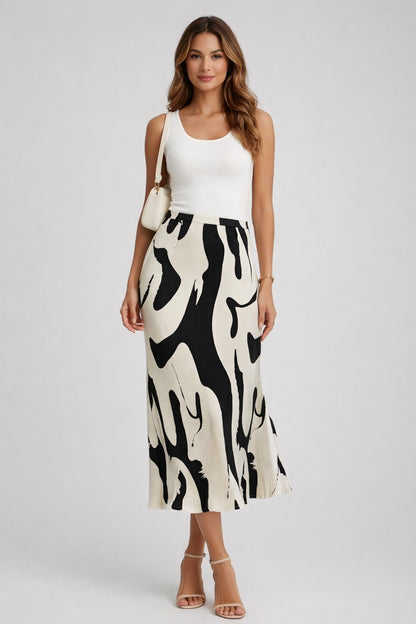 Ravello Print Skirt