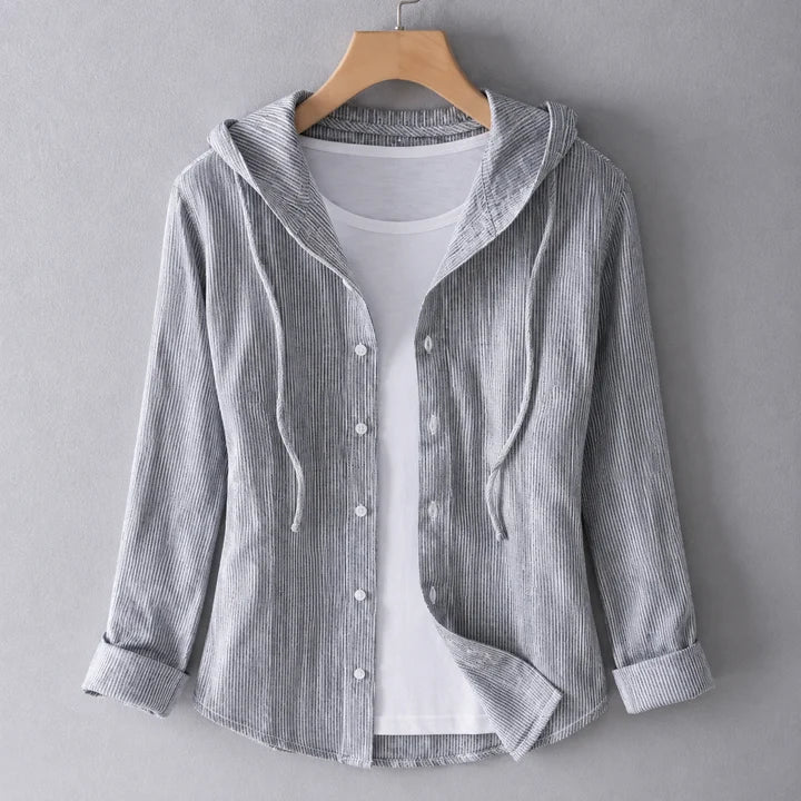 Camille Linen Hoodie