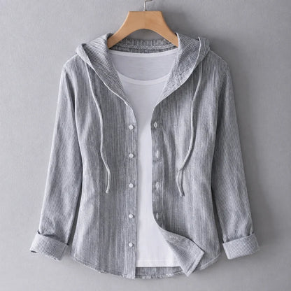 Camille Linen Hoodie
