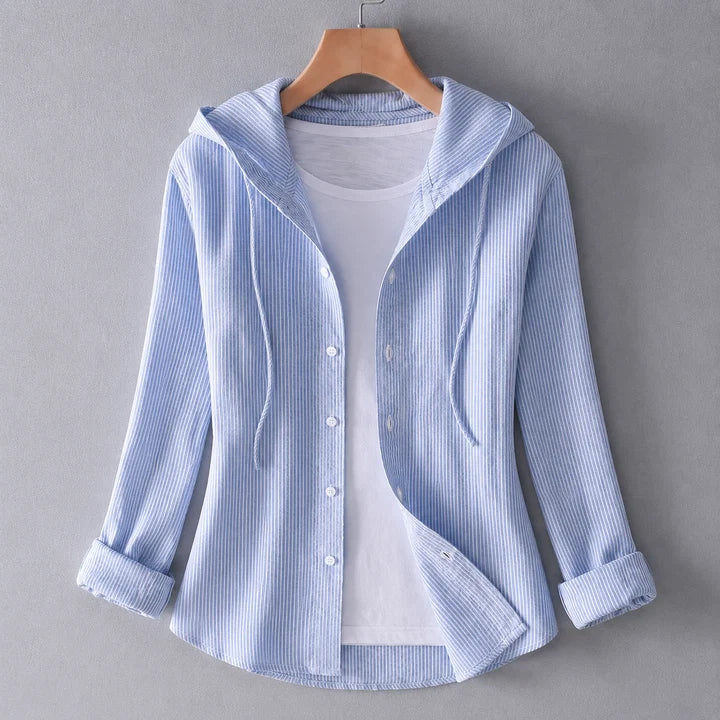 Camille Linen Hoodie