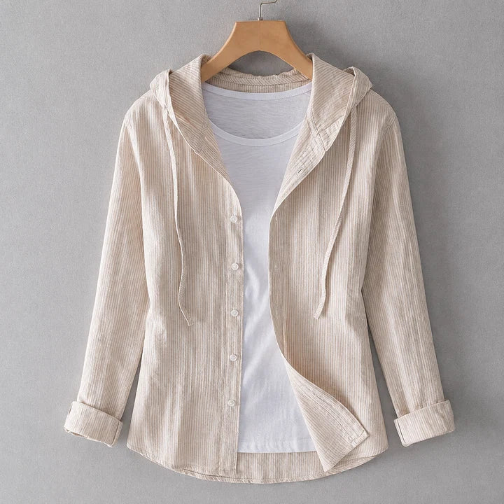Camille Linen Hoodie