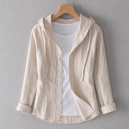 Camille Linen Hoodie